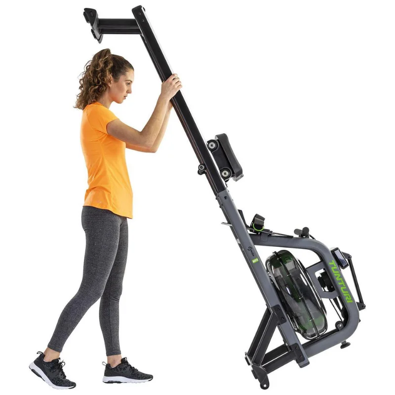 Tunturi Cardio Fit R60W review - opbergen van de waterroeier