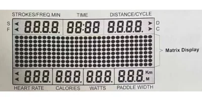 Focus Fitness Row 6 review - vernieuwd display