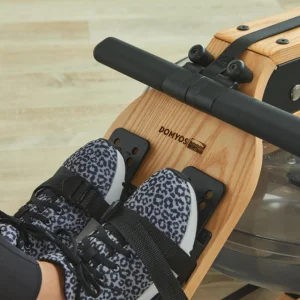 Domyos x Waterrower WR3 review - verstelbare voetsteunen